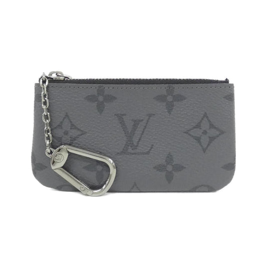 Louis Vuitton Monogram Eclipse Reverse Card Key Case Pochette Cles Coin &