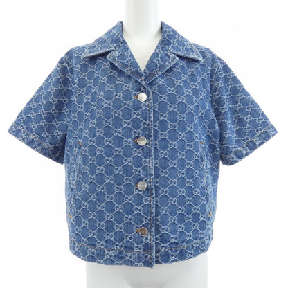 Gucci GG Denim Jacquard Top Jacket