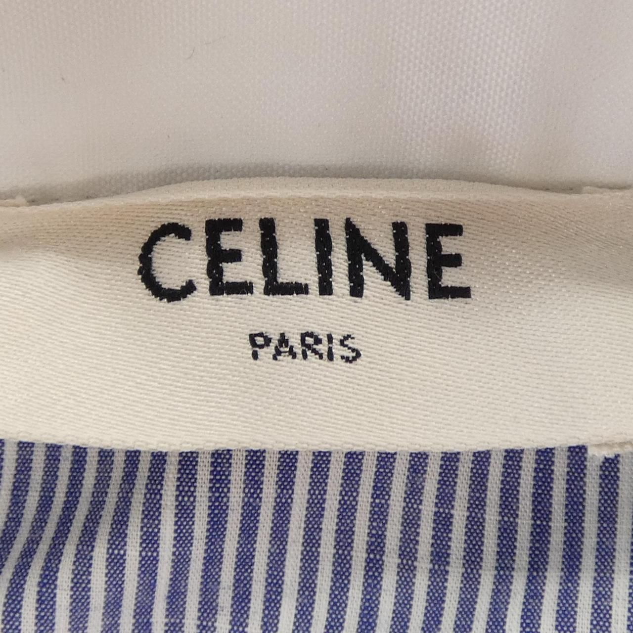 Celine Triomphe Stripe Over Shirt — view 4