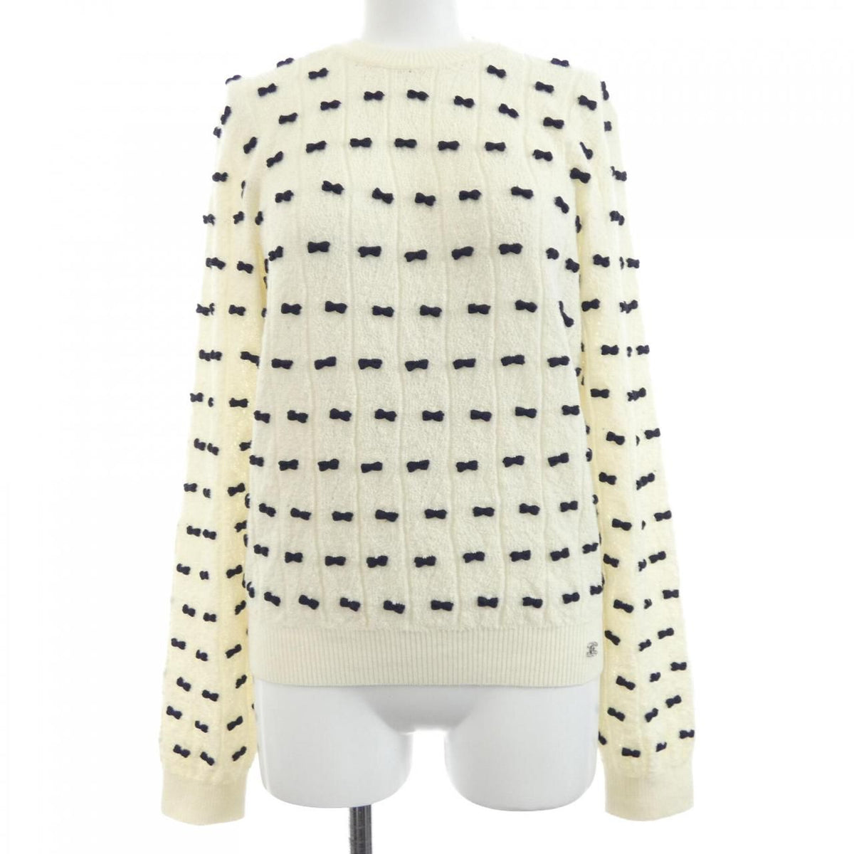 Chanel Knit Sweater White