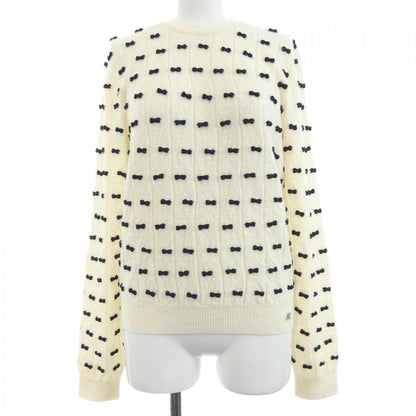 Chanel Knit Sweater White