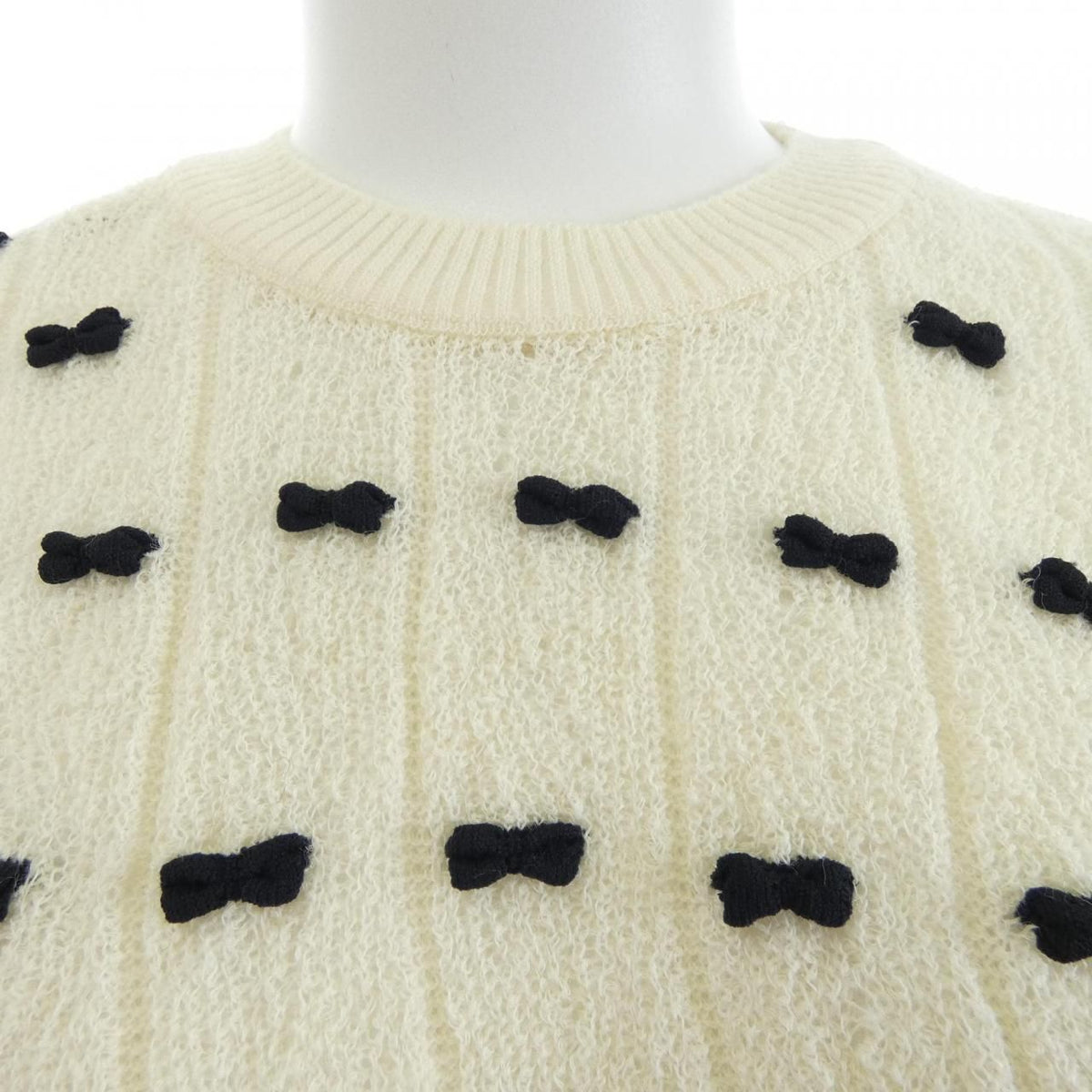 Chanel Knit Sweater White — view 6