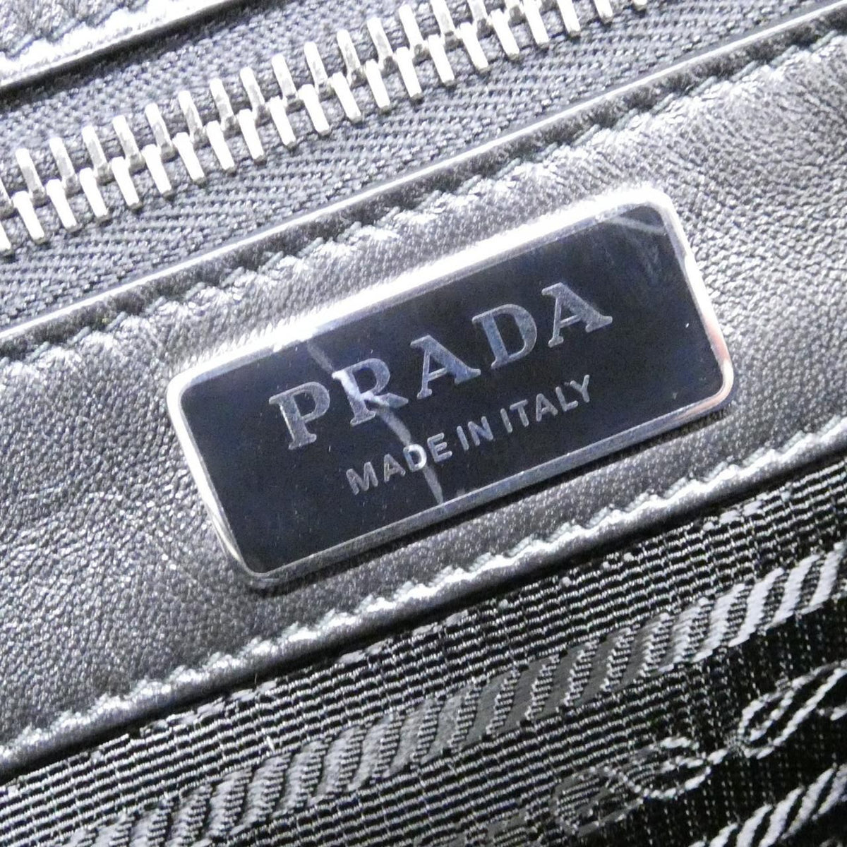 Prada Shoulder Bag Silver — view 8