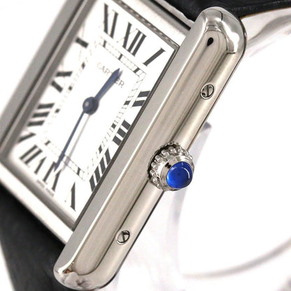 Cartier Tank Solo SM SS Quartz Watch — view 4
