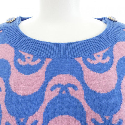 Chanel 21P Knit Sweater Blue — view 6