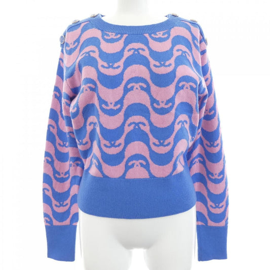 Chanel 21P Knit Sweater Blue