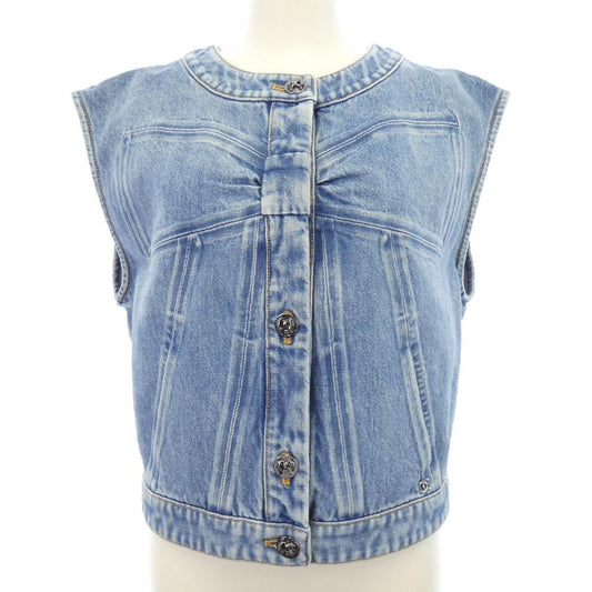 Chanel Vest Blue