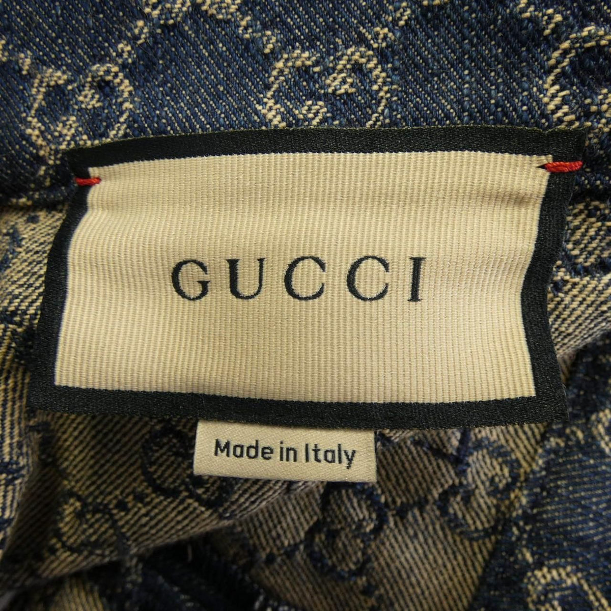 Gucci Washed Organic Denim Shorts — view 4