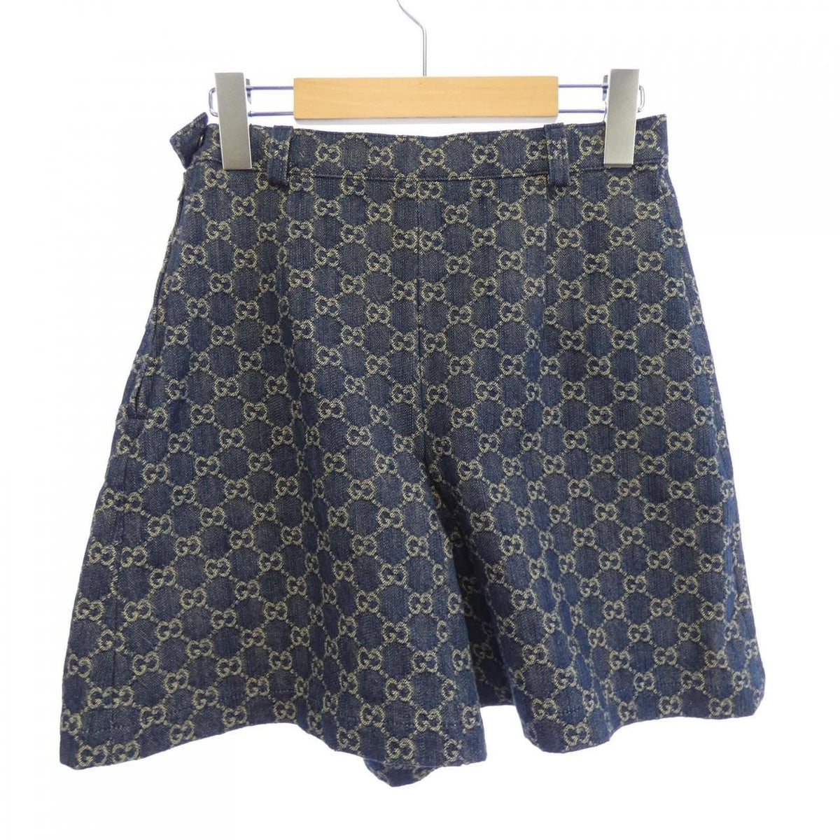 Gucci Washed Organic Denim Shorts — view 2