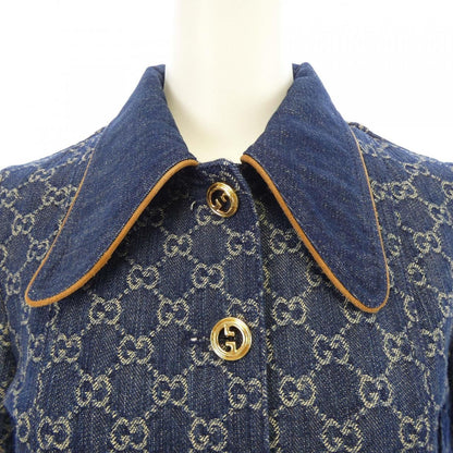 Gucci Washed Organic Denim Jacket — view 5