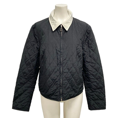 Hermes Jacket L Black Long Sleeve Reversible Winter