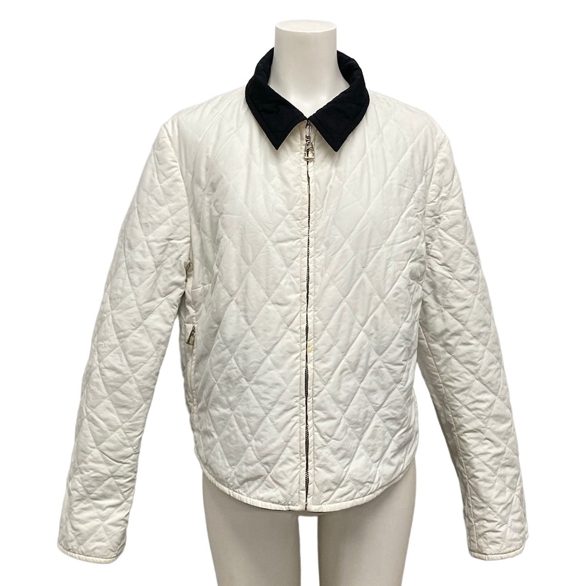 Hermes Jacket L Black Long Sleeve Reversible Winter — view 3