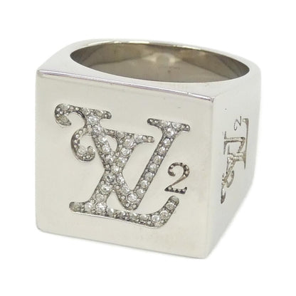 Louis Vuitton Bague Squared LV Strass M Ring