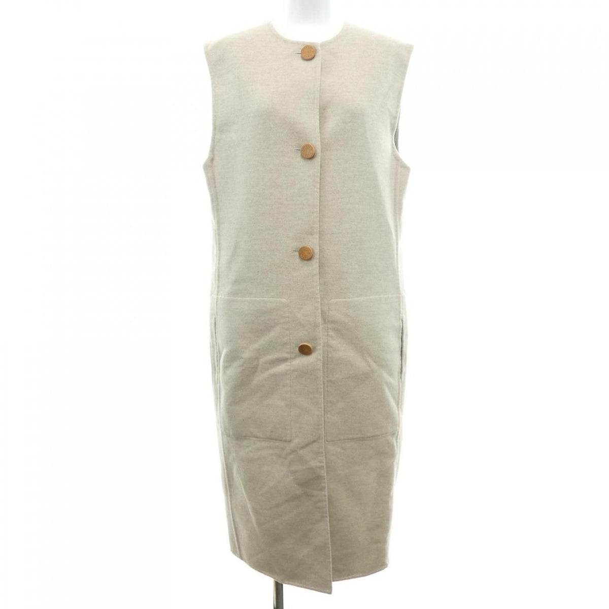 Hermes Double Face Long Vest