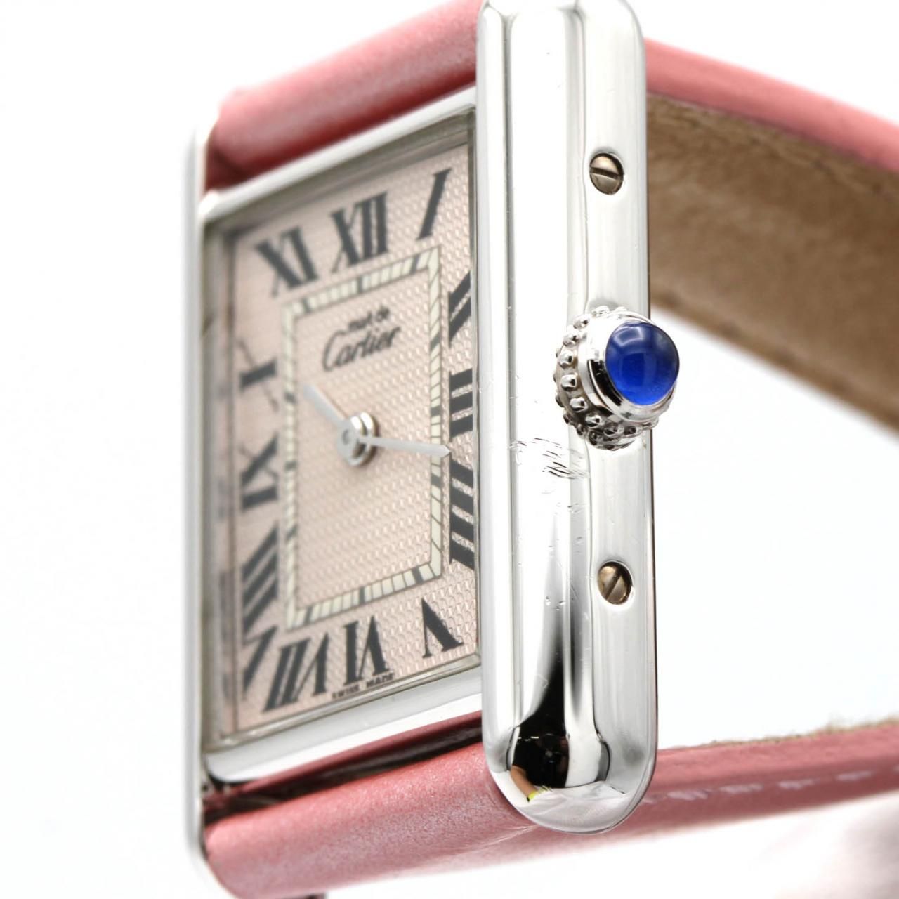 Cartier Must Tank SM Limited Silver Quartz Watch — view 3