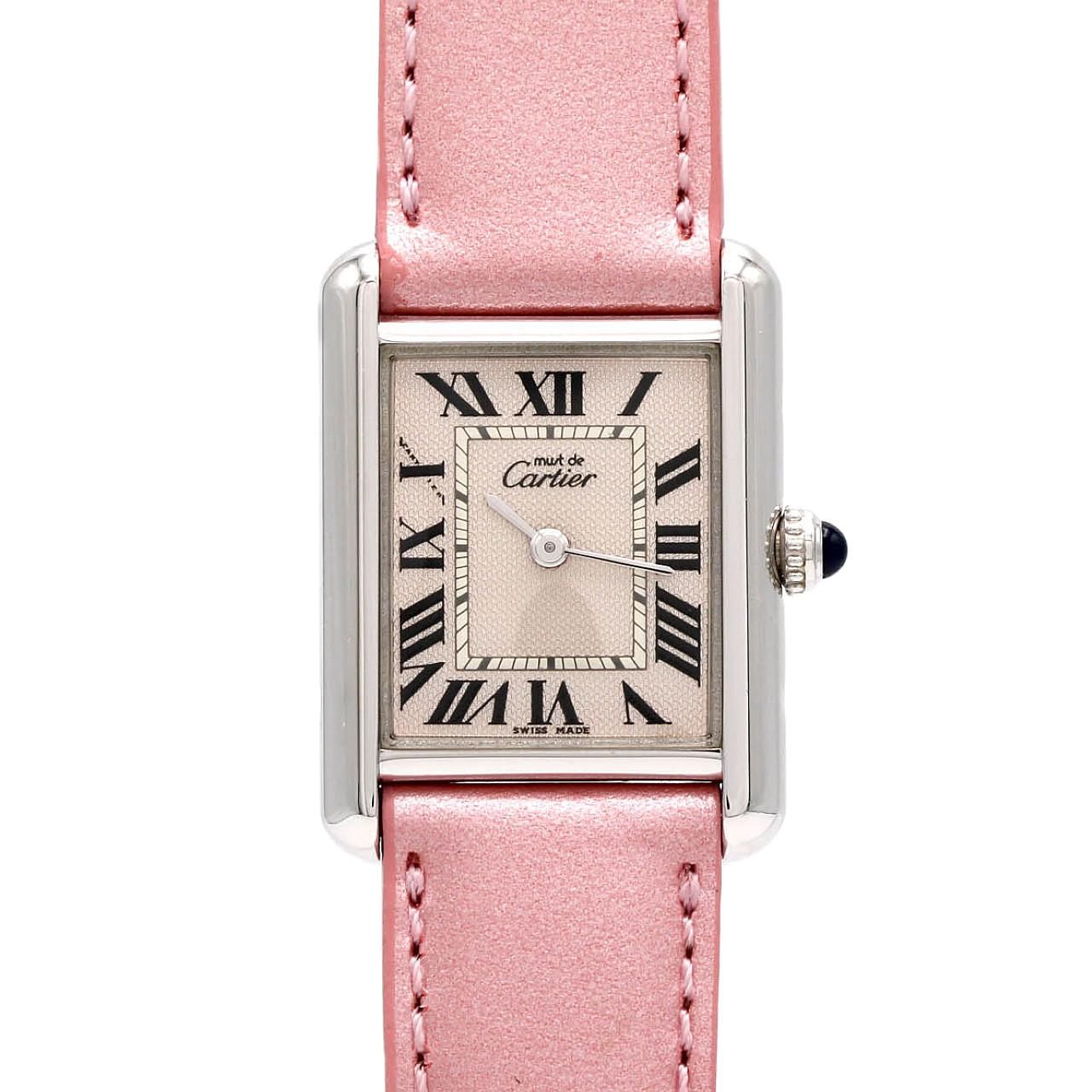 Cartier Must Tank SM Limited Silver Quartz Watch