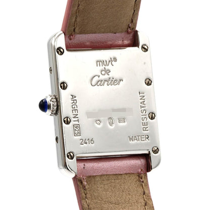 Cartier Must Tank SM Limited Silver Quartz Watch — view 5