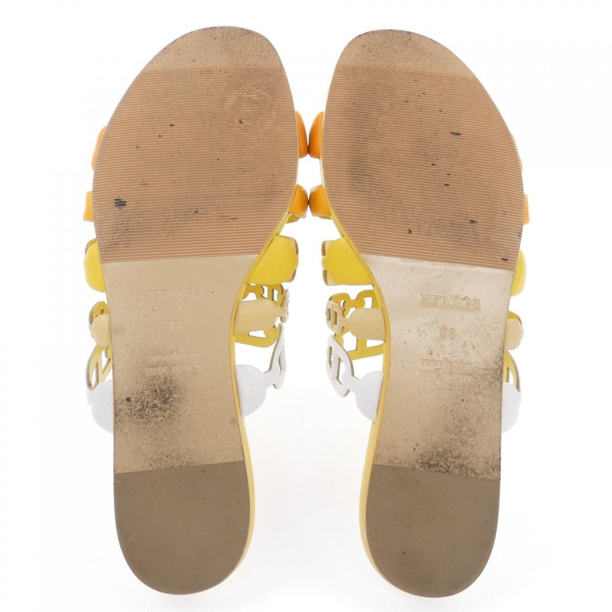 Hermes Thalassa Sandals Orange — view 4