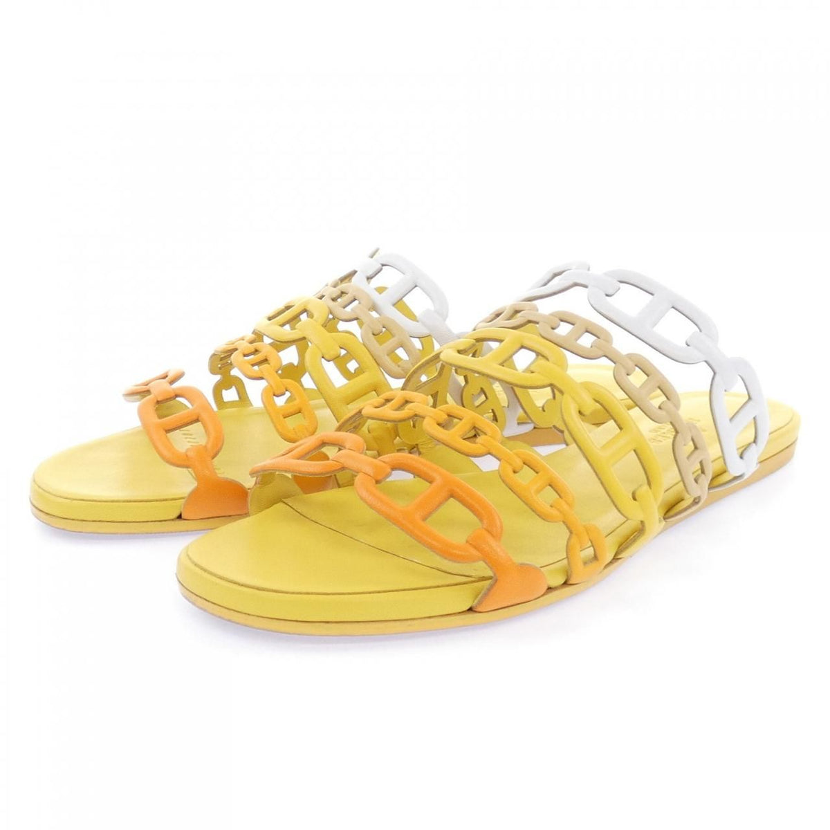 Hermes Thalassa Sandals Orange — view 3