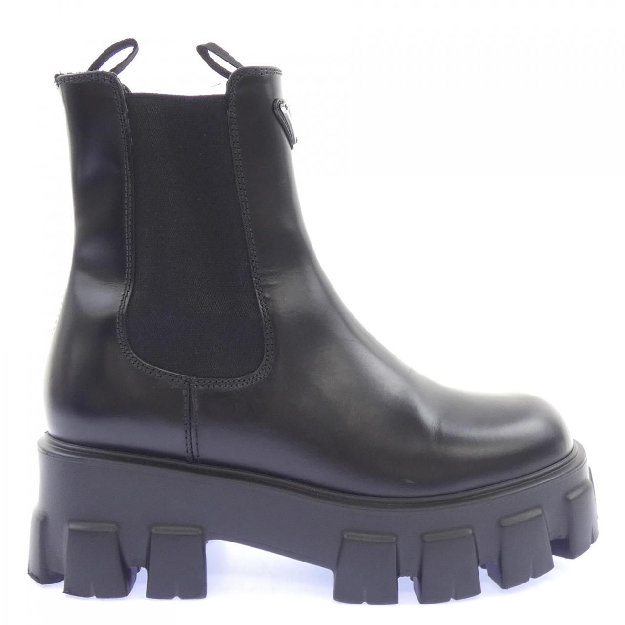 Prada Monolith Chelsea Triangle Logo Boots