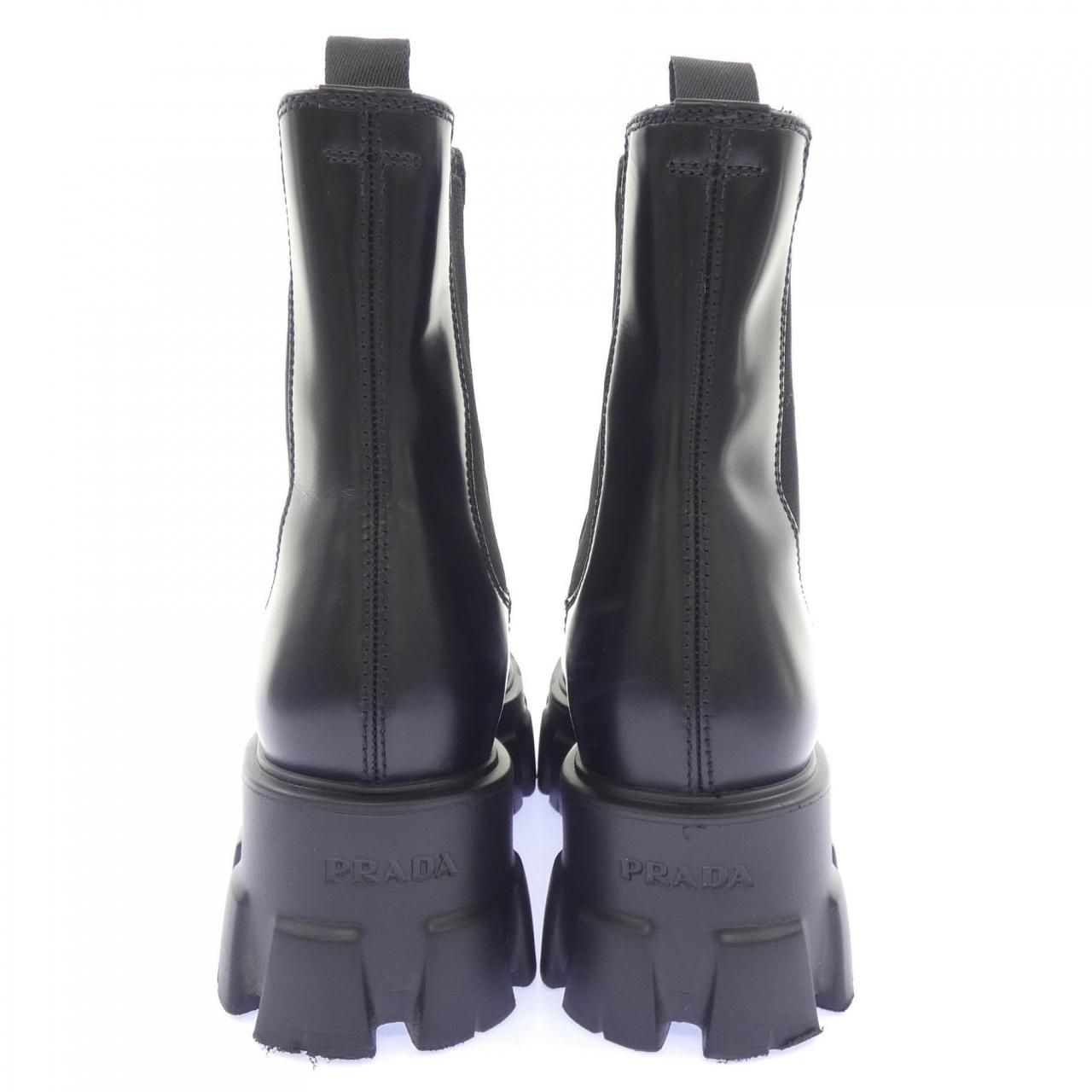 Prada Monolith Chelsea Triangle Logo Boots — view 5