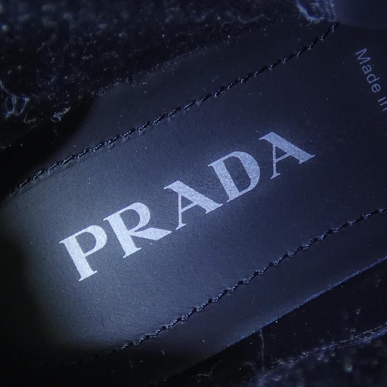 Prada Monolith Chelsea Triangle Logo Boots — view 6