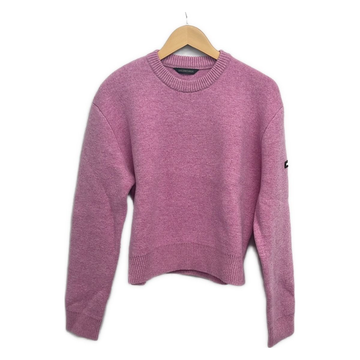 Balenciaga Long Sleeve Sweater L Pink