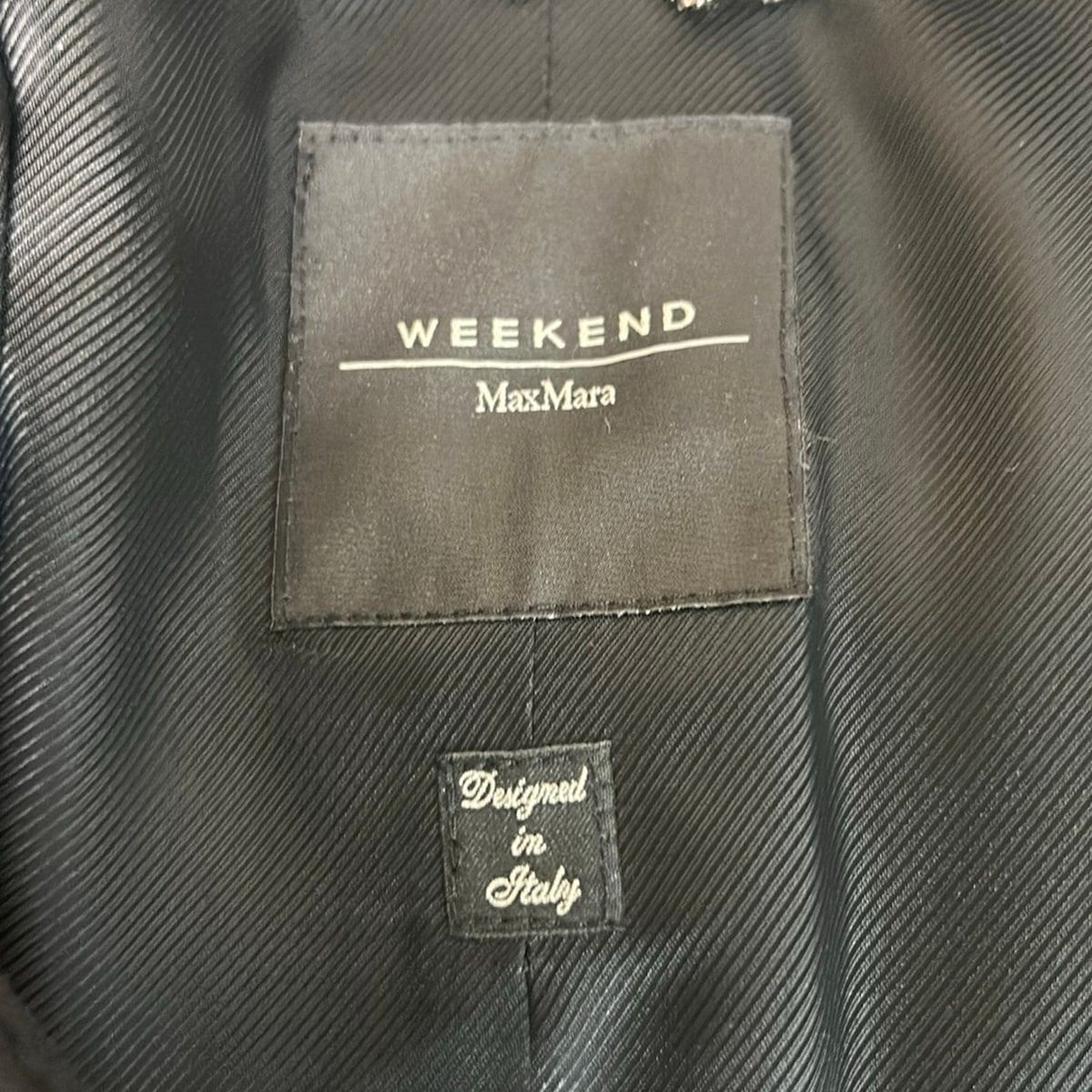 Max Maraweekend Coat 36 S Black Long Sleeve Winter Autumn — view 3