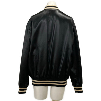 Celine Jacket 34 S Black Kazak Varsity Triomphe Spring Autumn Silk — view 2