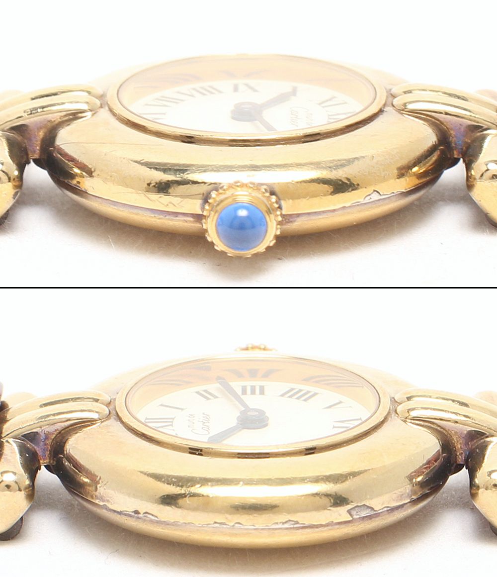 Cartier Watch 925 Must Corize Vermeille Quartz White — view 6