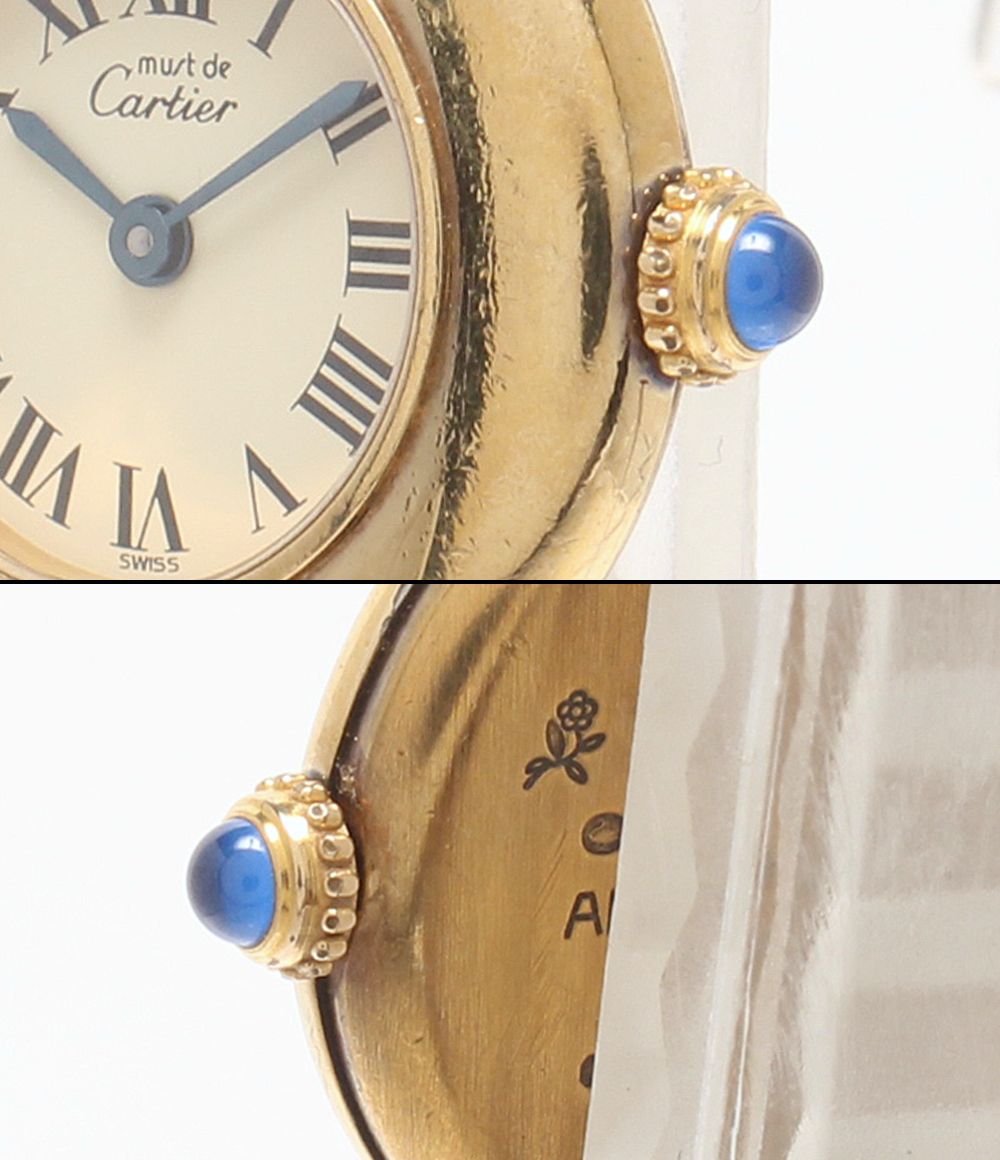 Cartier Watch 925 Must Corize Vermeille Quartz White — view 5