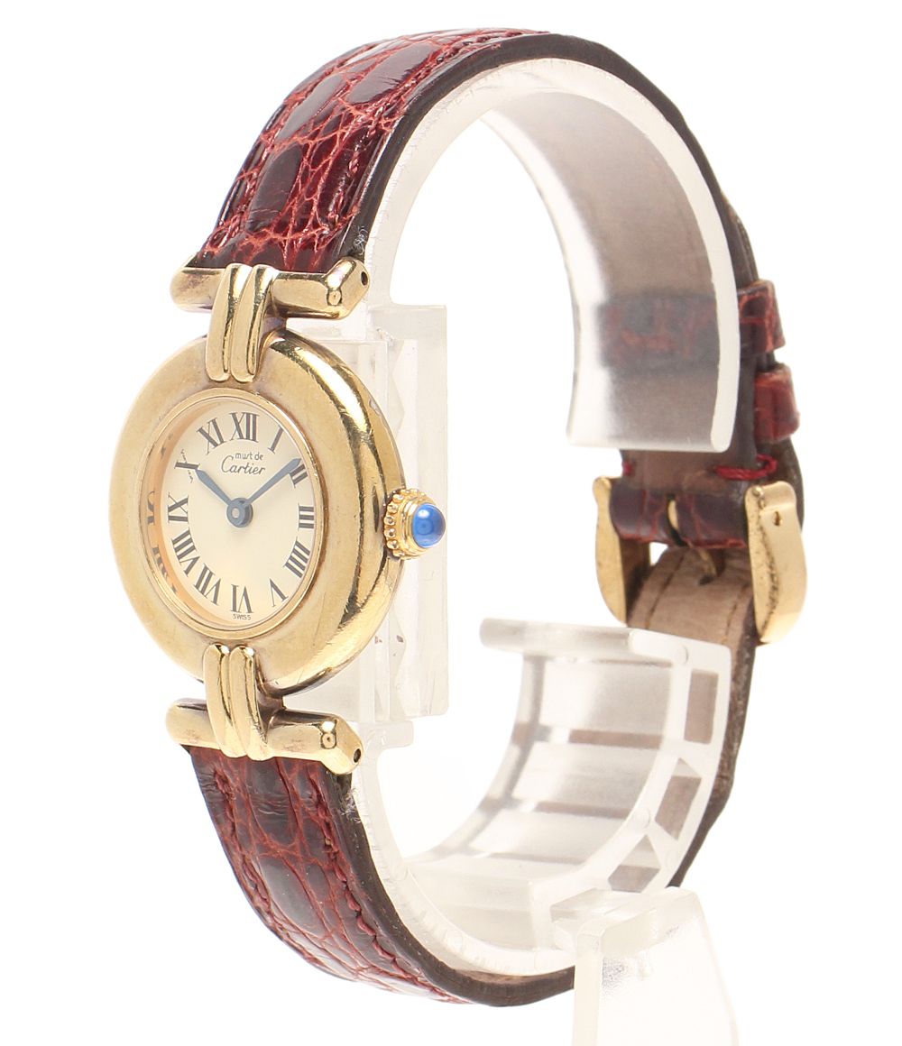 Cartier Watch 925 Must Corize Vermeille Quartz White — view 2