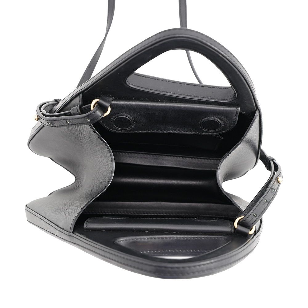 Loewe Architect Soft Natural Calfskin 2-Way Shoulder Bag Black — view 6