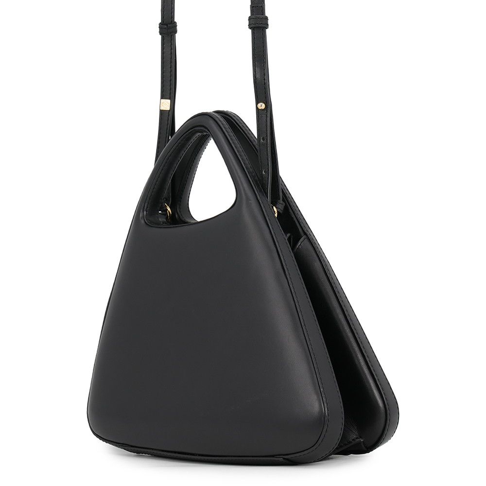 Loewe Architect Soft Natural Calfskin 2-Way Shoulder Bag Black — view 2