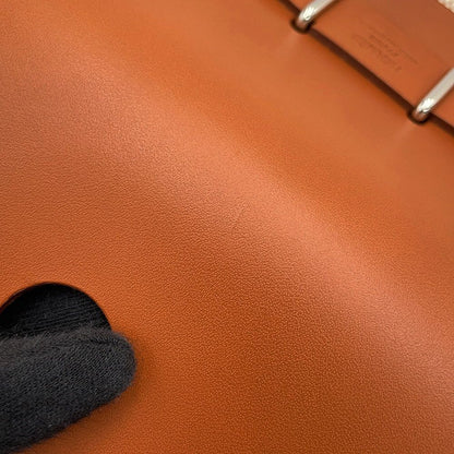 Hermes Shoulder Bag Herbag Zip Mini Ecru Fauve Silver Toile H Vache Hunter — view 6