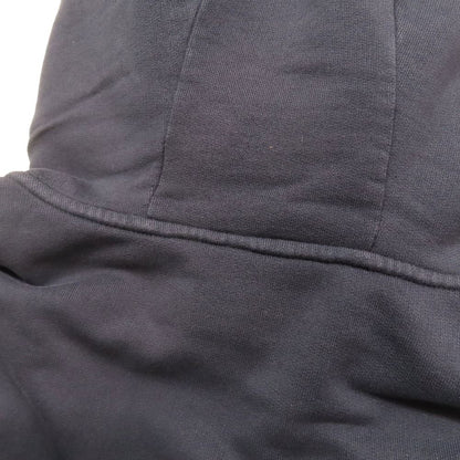 Moncler Logo Drawstring Embroidery Sweatshirt Pullover Hoodie XL Navy — view 5