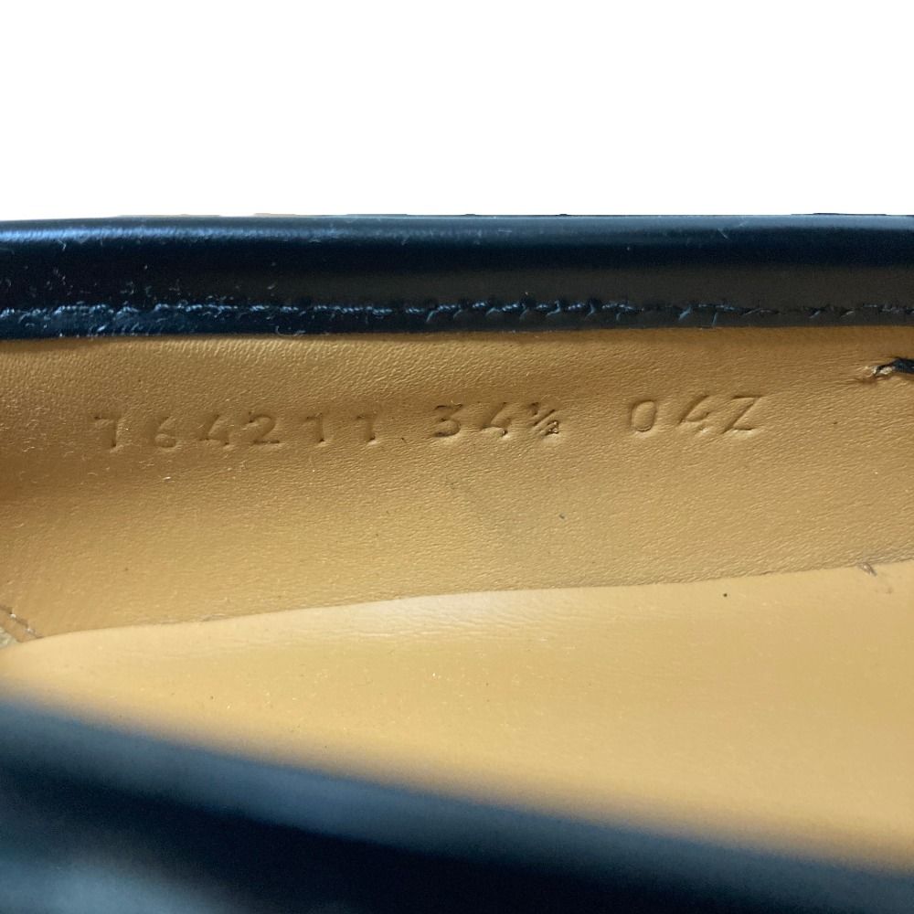 Gucci Lug Sole Horsebit Loafers Black 34.5 — view 6