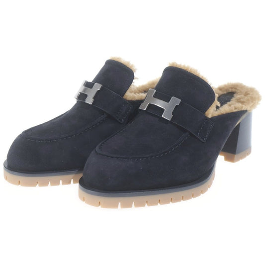 Hermes Flor 60 Constance Loafers Black Fleece