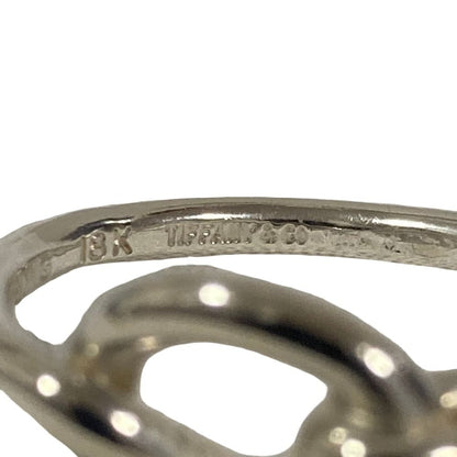 Tiffany & Co Vintage Hook &eye Love Knotring Ring Sterling Silver 18K — view 5