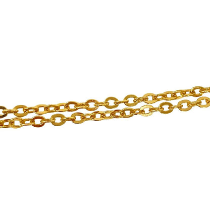 Dior Vintage Logo Chain Necklace Gold Plated — view 5