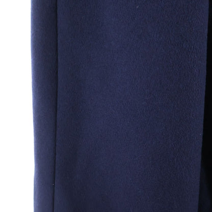 Gucci Wool Cape Coat Long Navy 46 — view 5