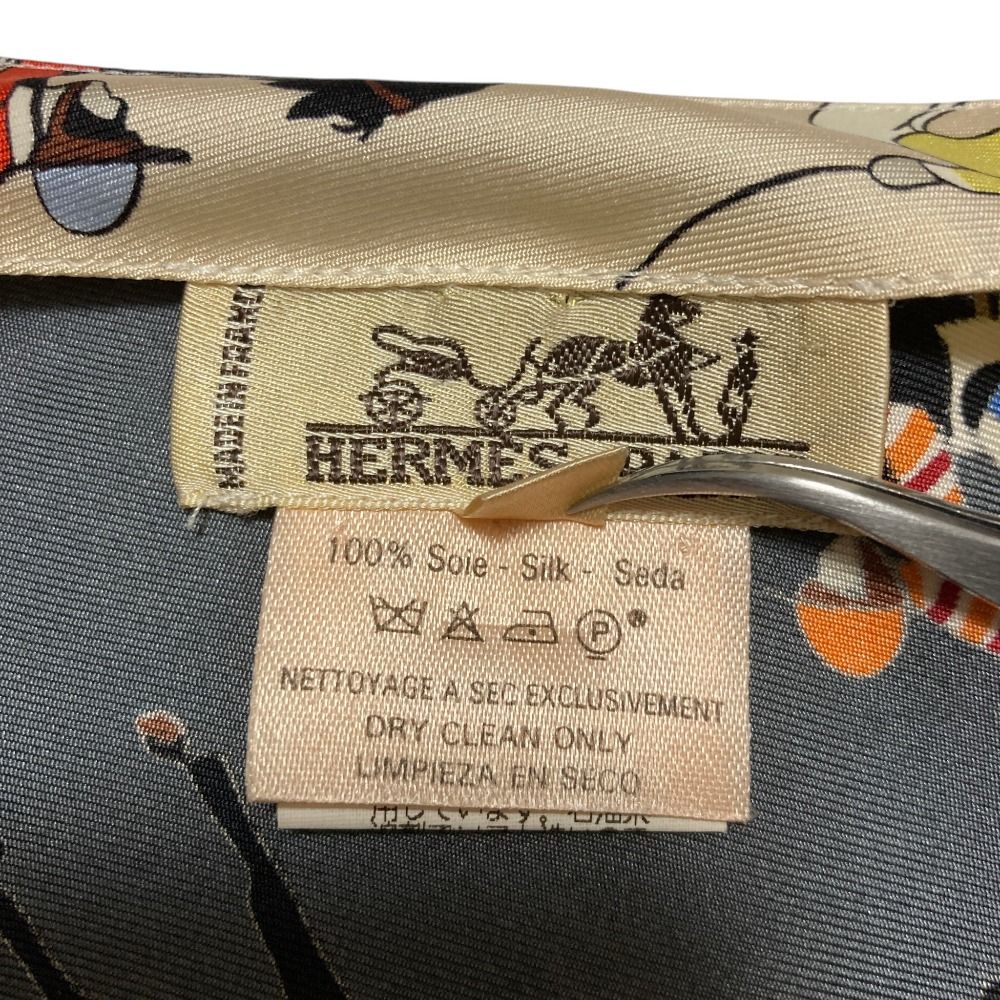 Hermes Jockey Silk T-Shirt 40 Beige — view 6