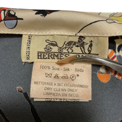 Hermes Jockey Silk T-Shirt 40 Beige — view 6