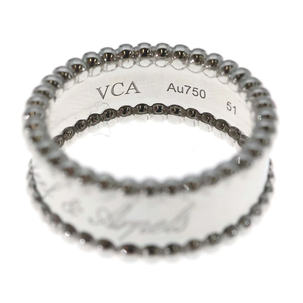 Van Cleef & Arpels Perlee Signature Ring 18K White Gold — view 4
