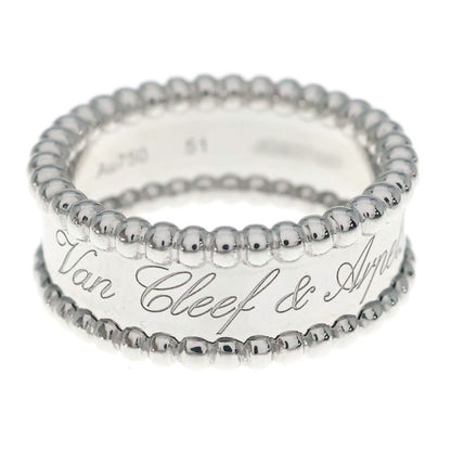 Van Cleef & Arpels Perlee Signature Ring 18K White Gold