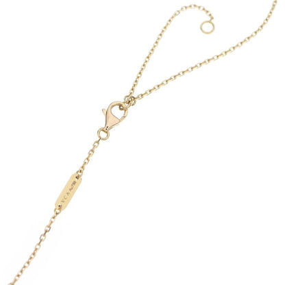 Van Cleef & Arpels Vintage Alhambra Pin Creasing Bull 18K Pink Gold Necklace — view 4