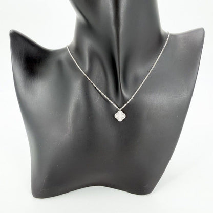 Van Cleef & Arpels Large Necklace Sweet Alhambra 18K White Gold 18K White Gold Diamond — view 3