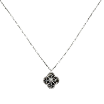 Van Cleef & Arpels Large Necklace Sweet Alhambra 18K White Gold 18K White Gold Diamond — view 2