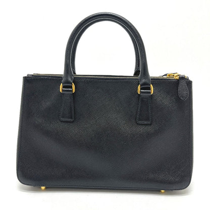 Prada Galleria Saffiano Leather Black Handbag — view 2