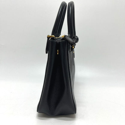 Prada Galleria Saffiano Leather Black Handbag — view 3